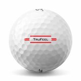 Titleist TruFeel golfballen met logo, het lijntje op de Titleist golfbal