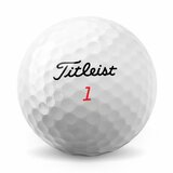 Titleist TruFeel golfballen met logo, het logo van Titleist afgebeeld op de bal