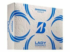 Lady Precept golfballen met logo, voorkant van de doos