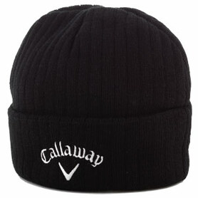 Schwarze Strickmütze von Callaway