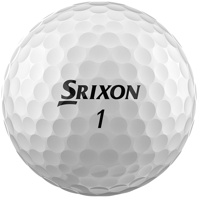 Srixon Z-Star golfballen met logo, het logo van Srixon afgebeeld op de bal