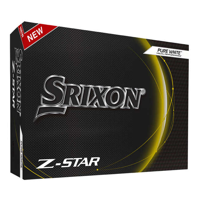 Srixon Z-Star golfballen met logo, voorkant van de doos