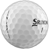 Srixon Z-Star golfballen met logo, het logo van Srixon afgebeeld op de bal met het lijntje op de golfbal