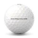 Titleist ProV1 golfballen met logo, het lijntje op de Titleist golfbal