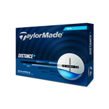 Taylormade Distance+ golfballen met logo, voorkant van de doos