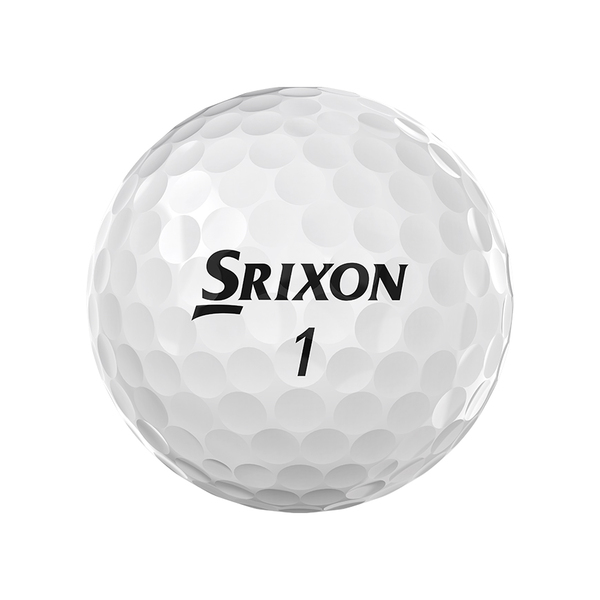Srixon Q-Star Tour golfballen met logo, het logo van Srixon afgebeeld op de bal