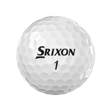 Srixon Q-Star Tour golfballen met logo, het logo van Srixon afgebeeld op de bal