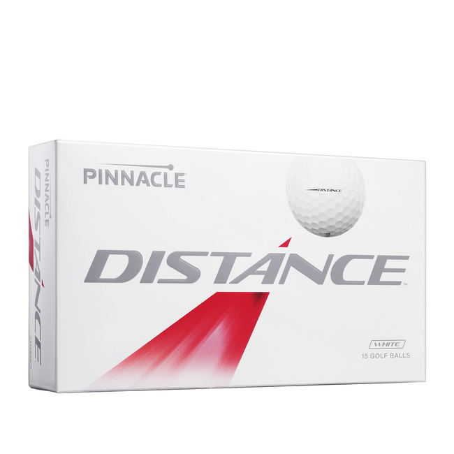 Pinnacle Distance golfballen met logo, voorkant van de doos