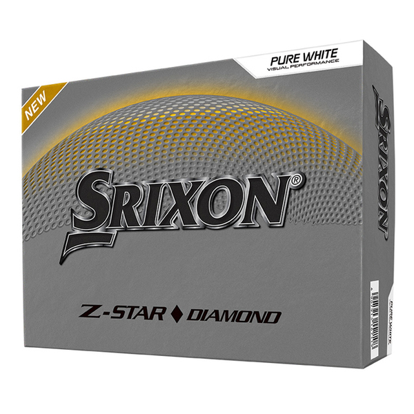 Srixon Z-Star Diamond golfballen met logo, voorkant van de doos