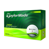Taylormade Tour Response golfballen met logo, voorkant van de doos