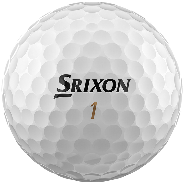 Srixon Z-Star Diamond golfballen met logo, het logo van Srixon afgebeeld op de bal

