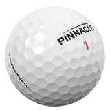 Pinnacle golfballen met logo, het logo van Pinnacle afgebeeld op de bal met het lijntje op de golfbal
