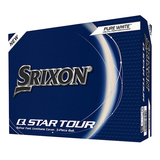 Srixon Q-Star Tour golfballen met logo, voorkant van de doos