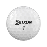 Srixon Q-Star golfballen met logo, het logo van Srixon afgebeeld op de bal